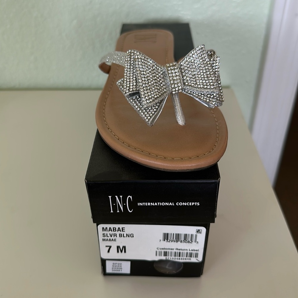 Mabae Silver Bling Sandals